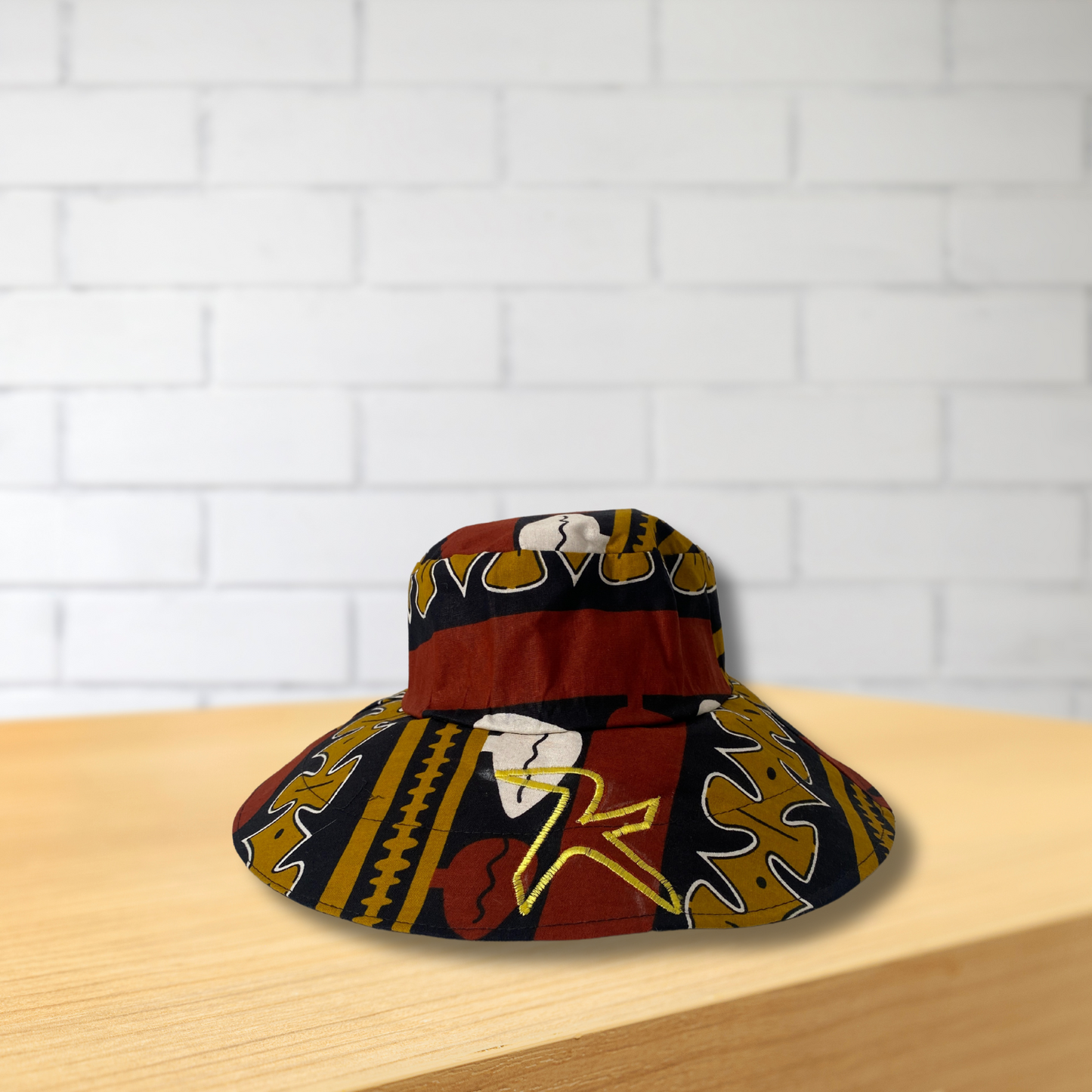 Sombrero Ankara estampado Africano
