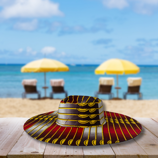 Sombrero Ankara estilo Pamela