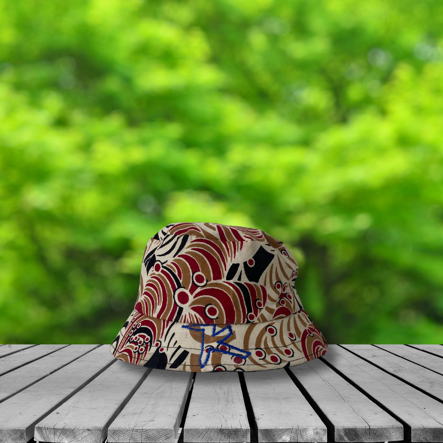Gorro pescador pequeño Estampado africano (Niño)