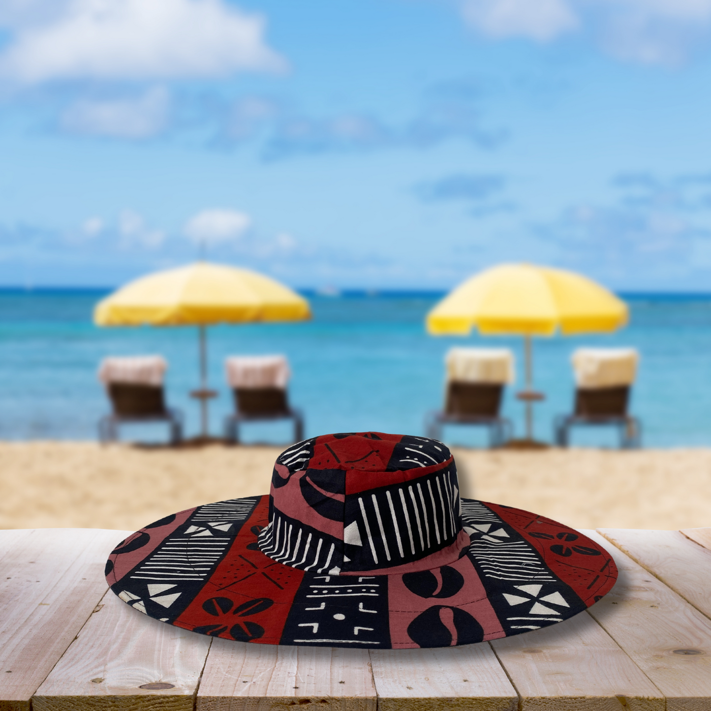 Sombrero Ankara estilo Pamela