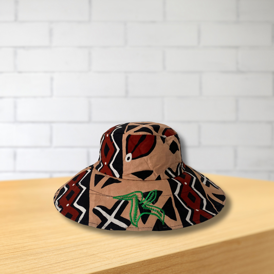 Sombrero Ankara estampado Africano