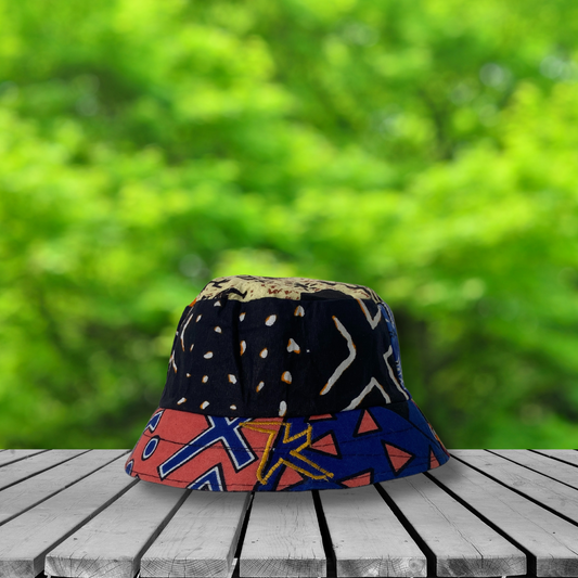 Gorro pescador pequeño Estampado africano (Niño)