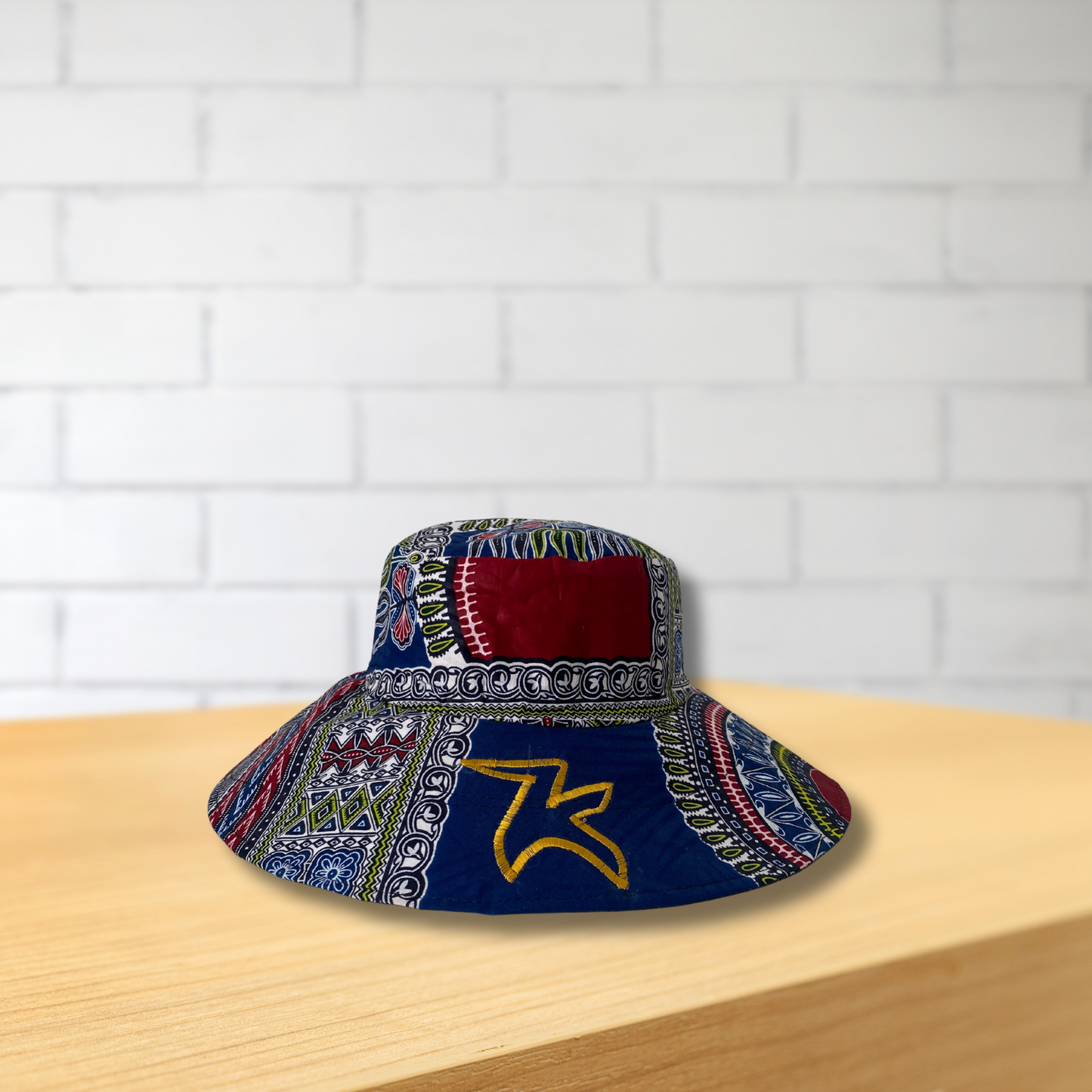 Sombrero Ankara estampado Africano