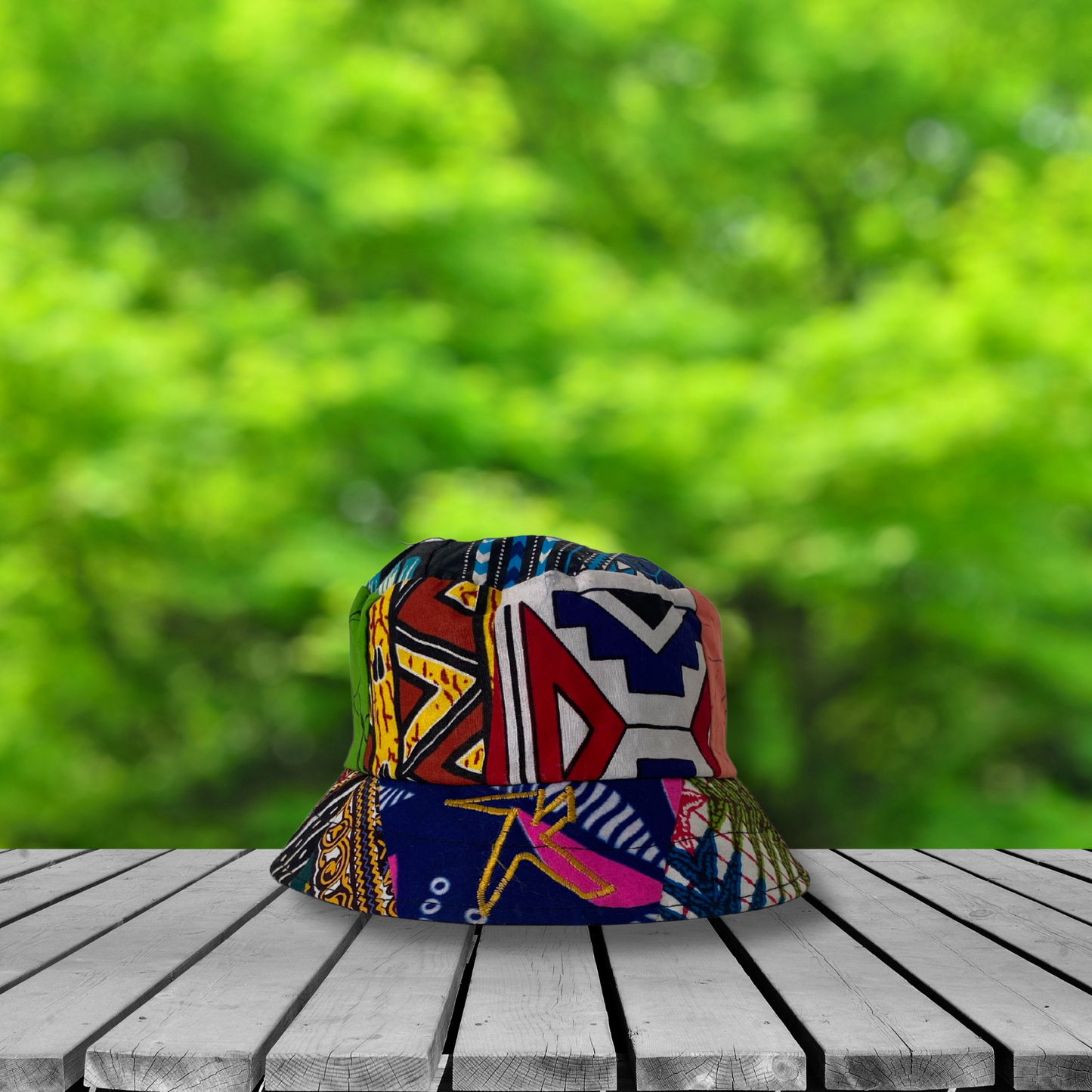 Gorro pescador pequeño Estampado africano (Niño)