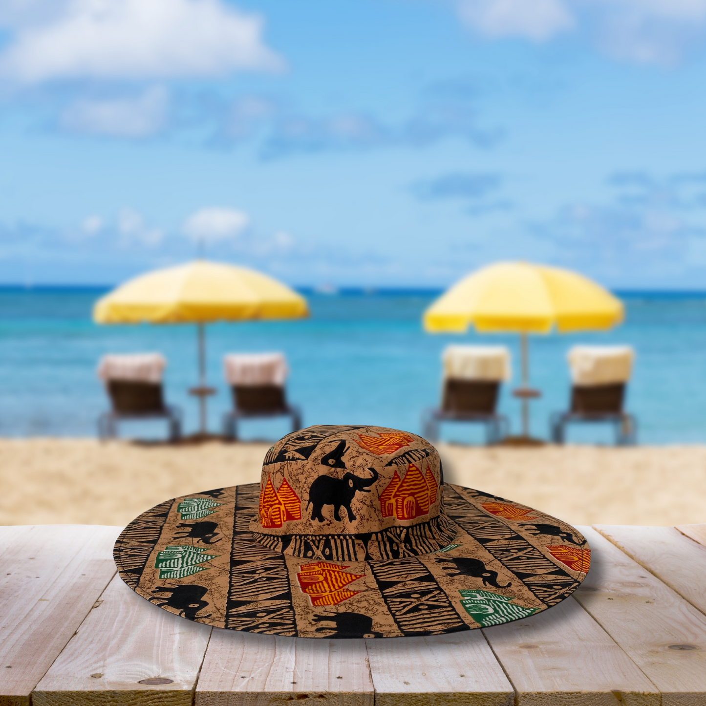 Sombrero Ankara estilo Pamela