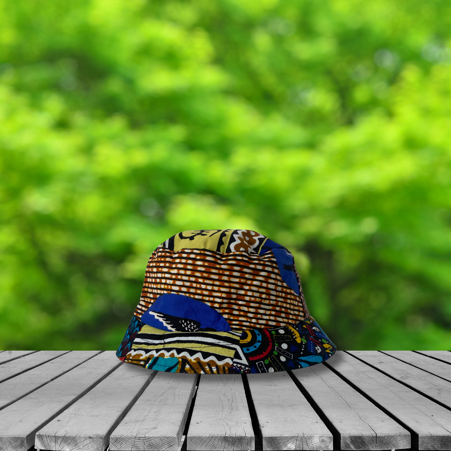 Gorro pescador pequeño Estampado africano (Niño)