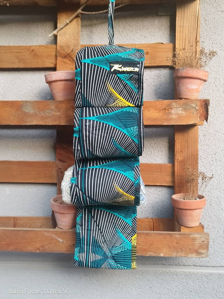 Organizador Artesanal para 3 Rollos de Baño