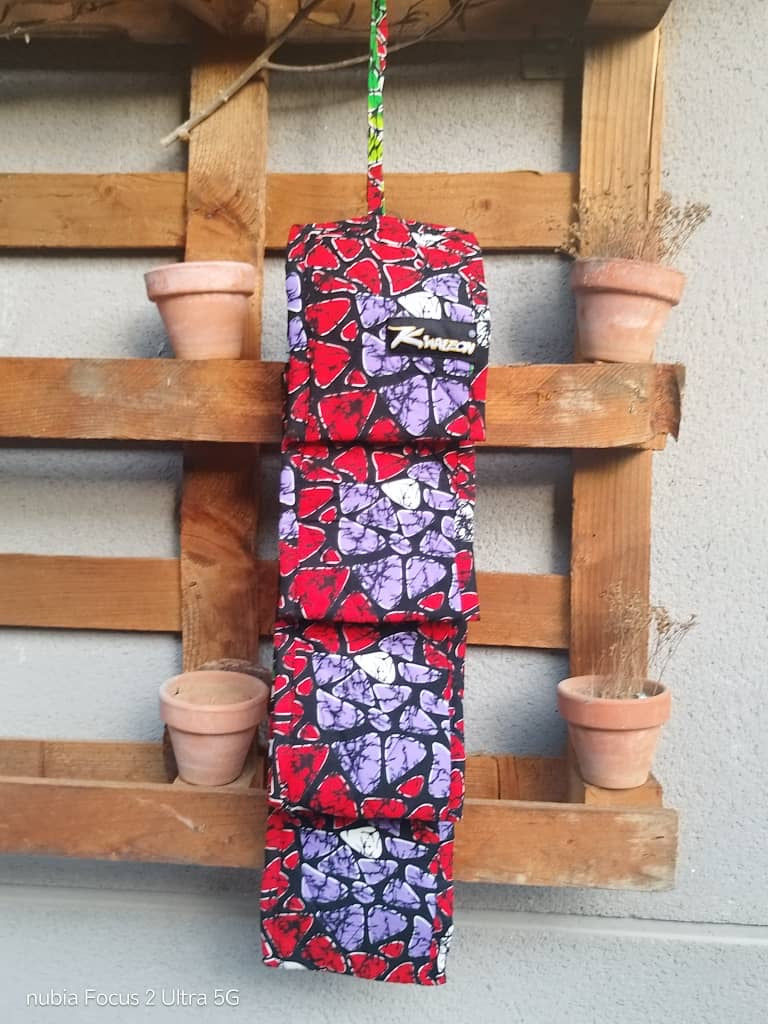 Organizador Artesanal para 3 Rollos de Baño