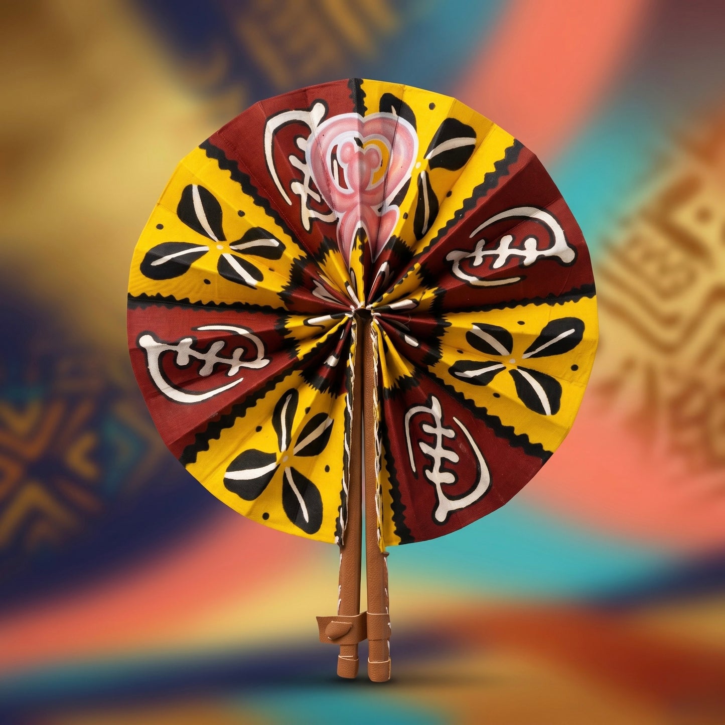 Abanico africano - Abanico estampado Ankara