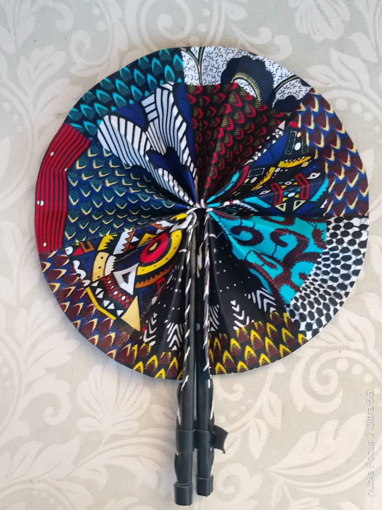 Abanico africano - Abanico estampado Ankara