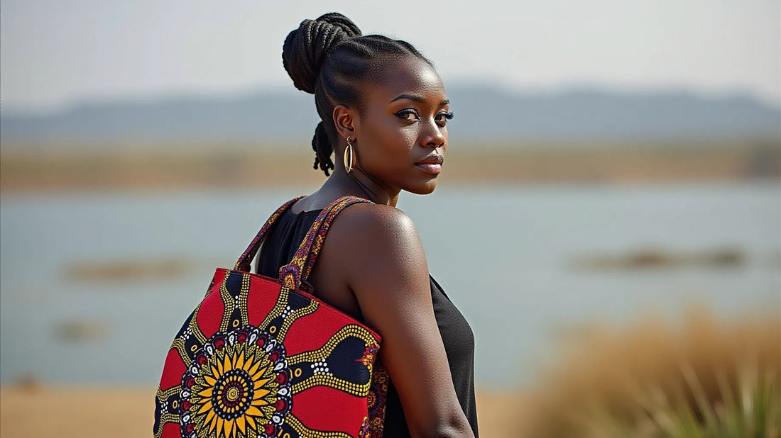 Moda Sostenible con un Toque Africano: Descubre los Bolsos Ankara Reciclados - KWALEON
