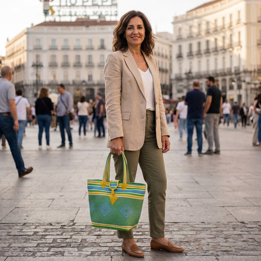 Bolso Mediano plástico reciclado