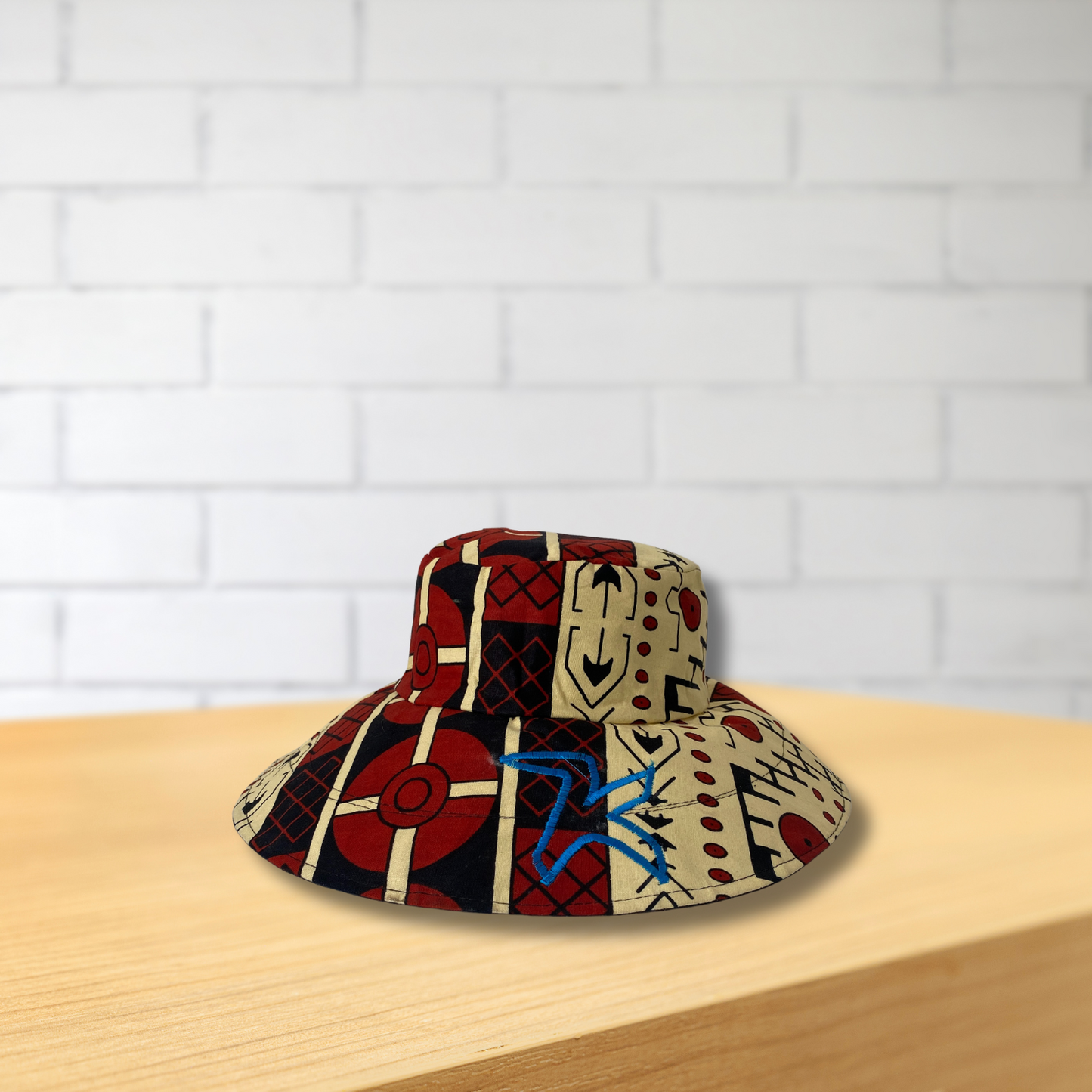 Sombrero Ankara estampado Africano
