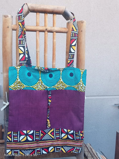 Bolso Tote Kwaleon - Wax Damero Terracota