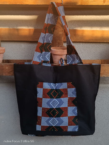 Bolso Tote Kwaleon - Wax Damero