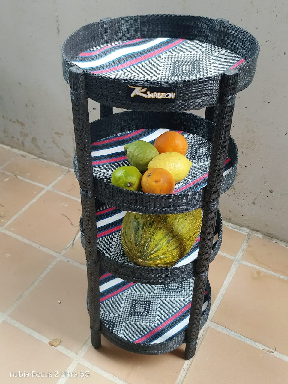 Estantería Artesanal de 4 Niveles - Mueble Organizador Multiusos