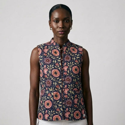 Chaqueta Sin Mangas Reversible · Dos Estampados · Kwaleon
