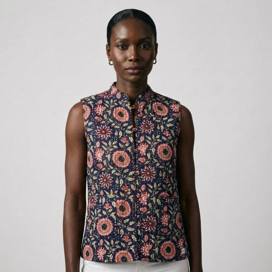 Chaqueta Sin Mangas Reversible · Dos Estampados · Kwaleon
