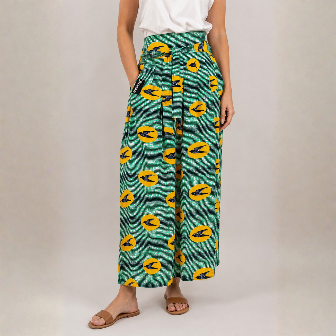 Falda Wax Kwaleon · Verde Medallón