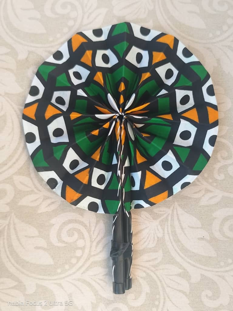 Abanico africano - Abanico estampado Ankara