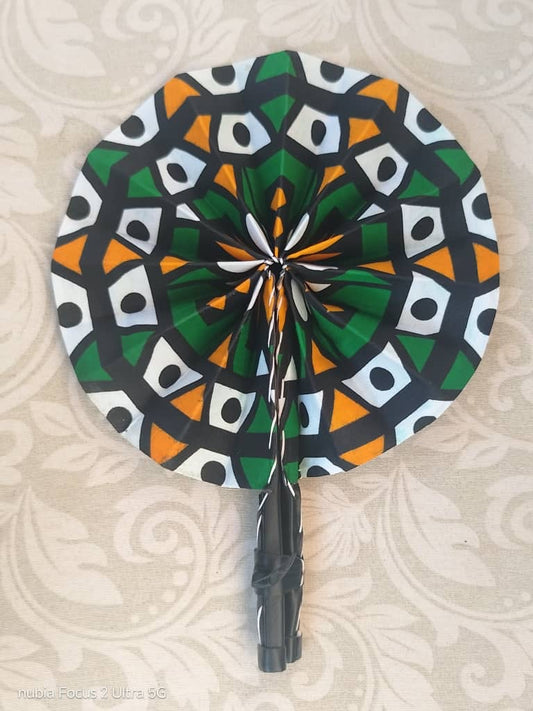 Abanico africano - Abanico estampado Ankara