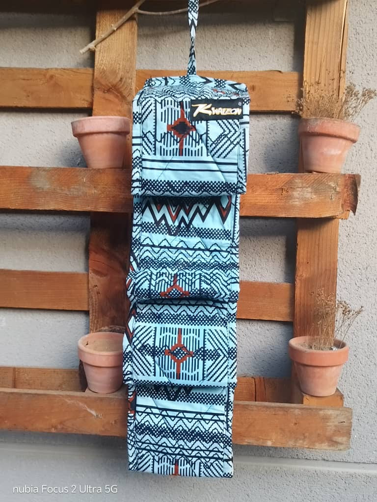 Organizador Artesanal para 3 Rollos de Baño