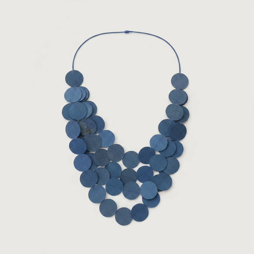 Collar de Papel Kwaleon · Babero Índigo
