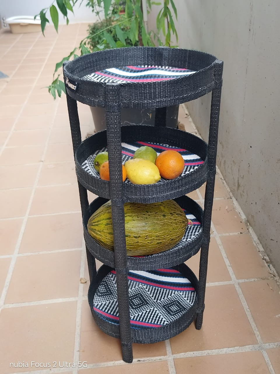 Estantería Artesanal de 4 Niveles - Mueble Organizador Multiusos