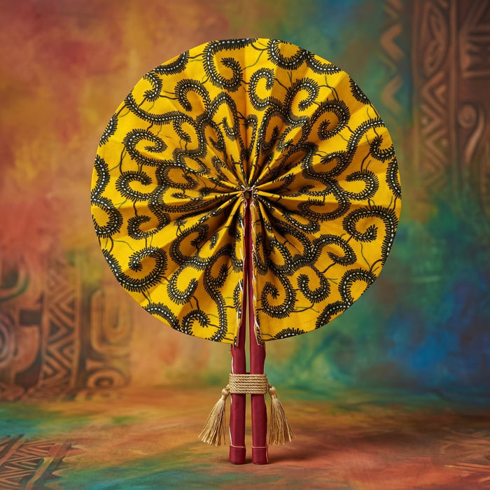 Abanico africano - Abanico estampado Ankara