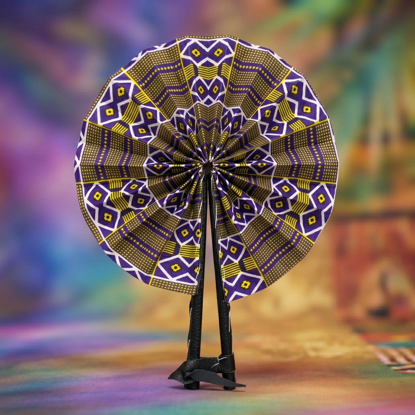 Abanico africano - Abanico estampado Ankara