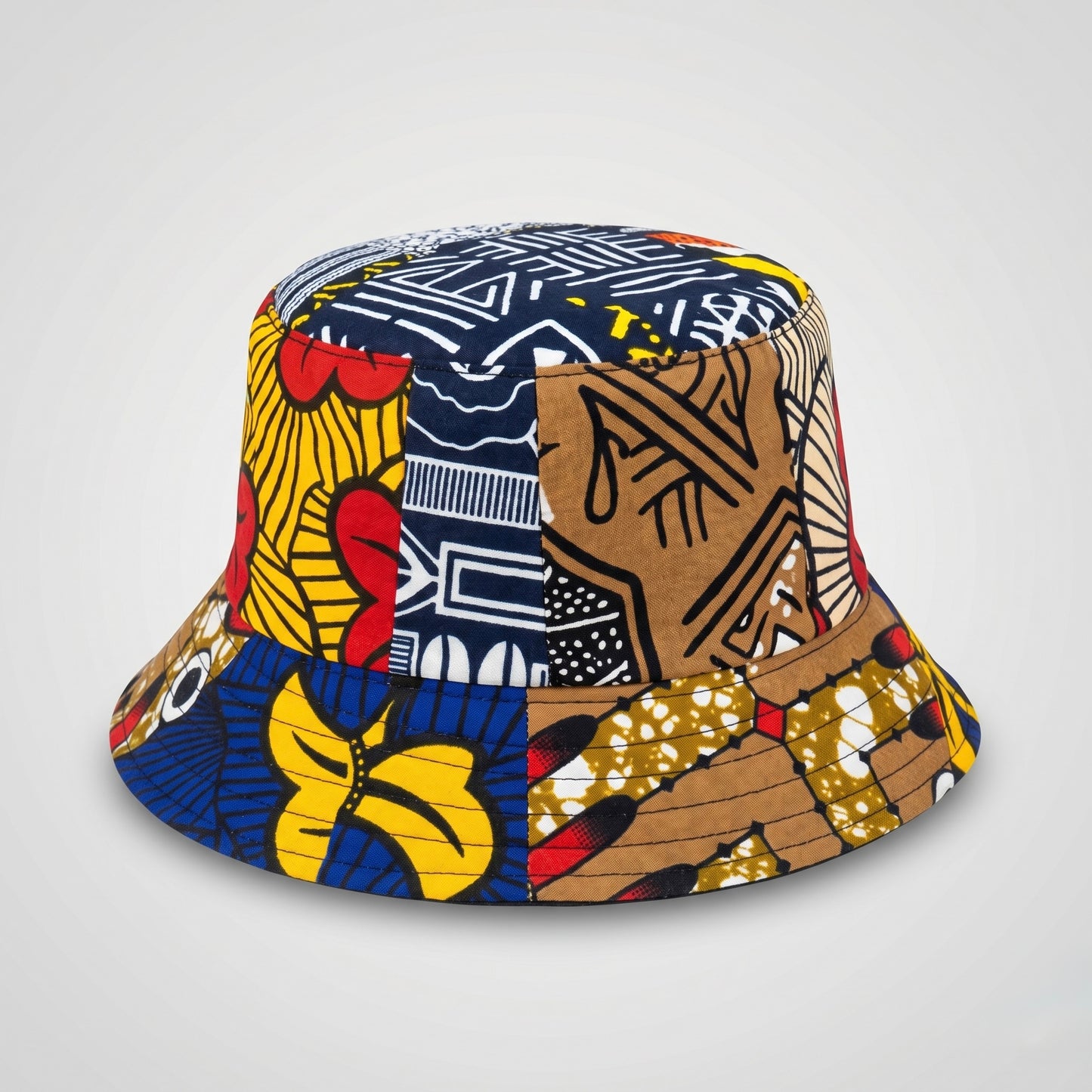 Gorro pescador Grande Estampado africano