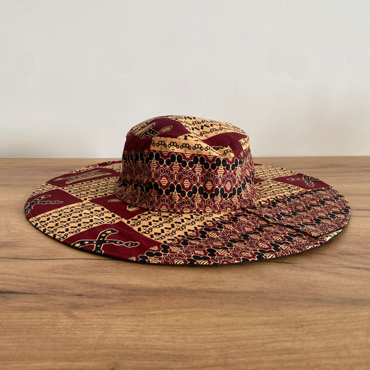 Sombrero Ankara estilo Pamela