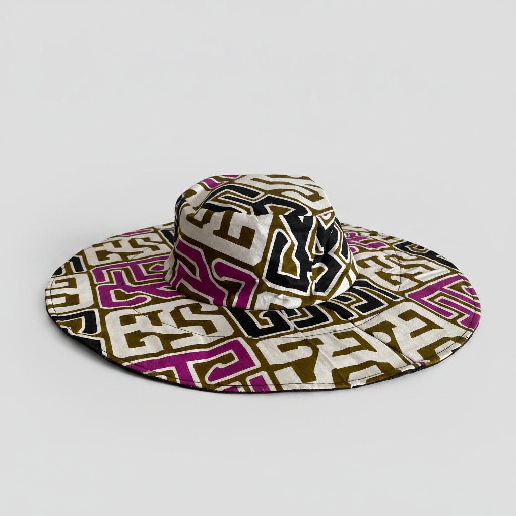 Sombrero Ankara estilo Pamela