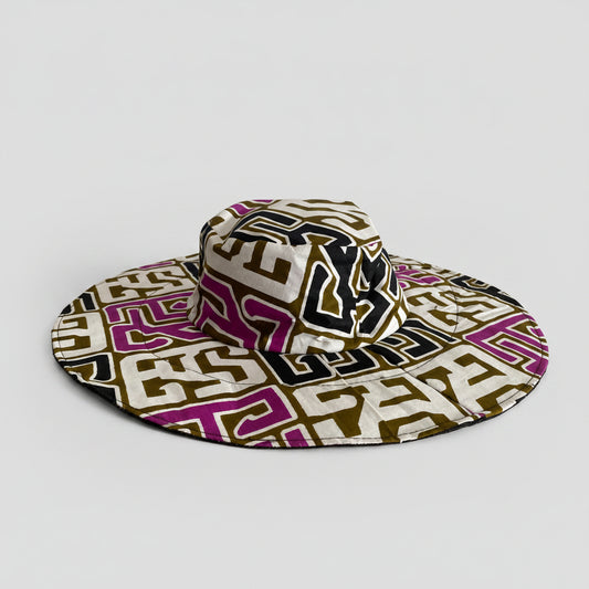 Sombrero Ankara estilo Pamela