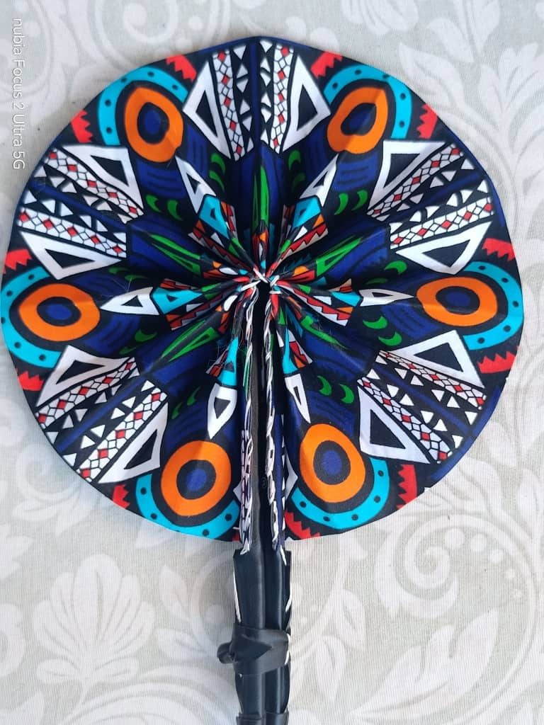 Abanico africano - Abanico estampado Ankara