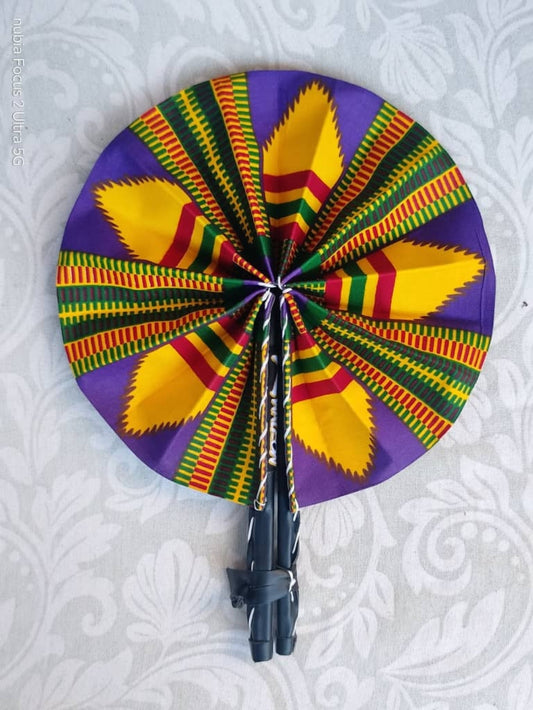 Abanico africano - Abanico estampado Ankara