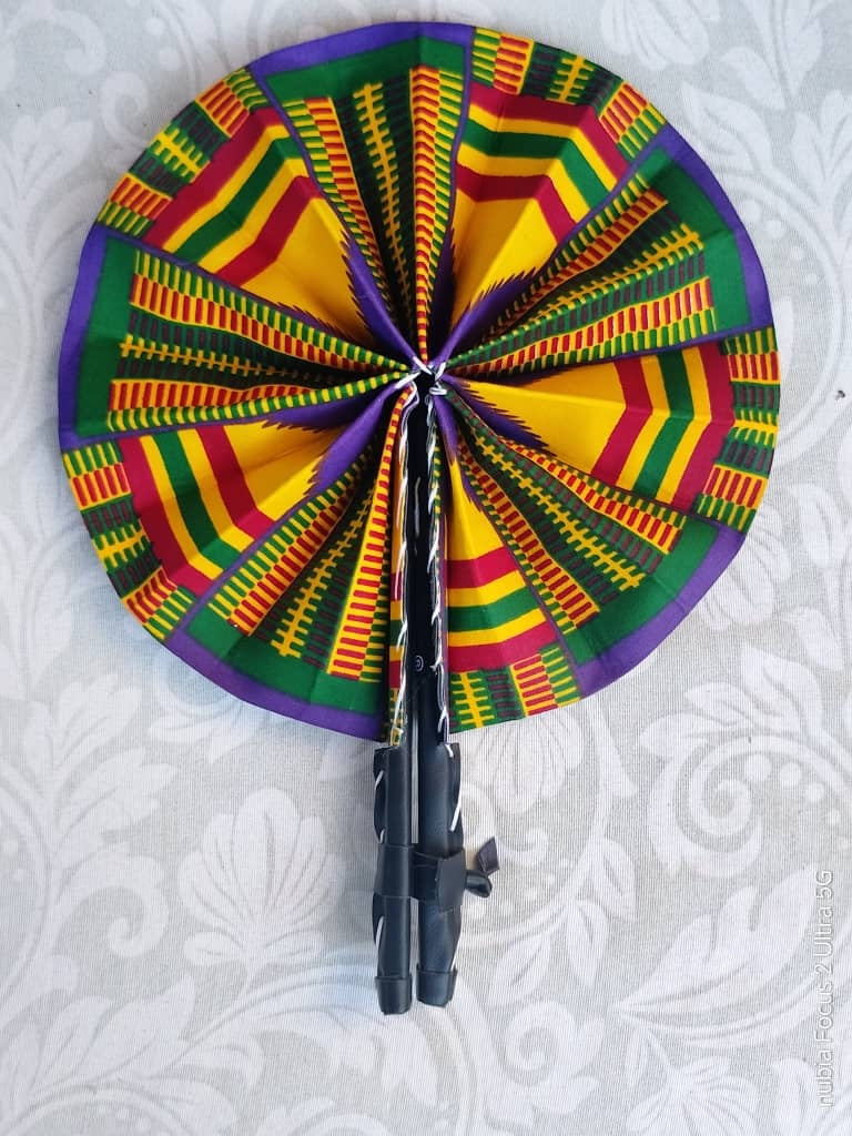 Abanico africano - Abanico estampado Ankara