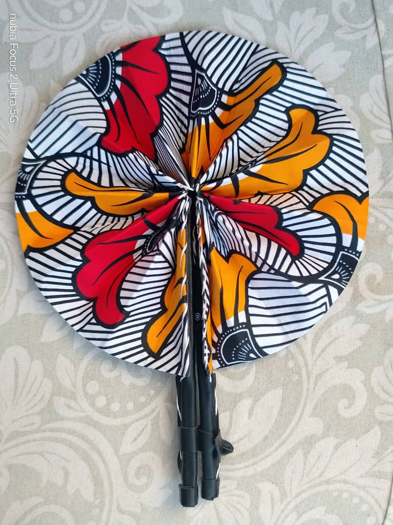 Abanico africano - Abanico estampado Ankara