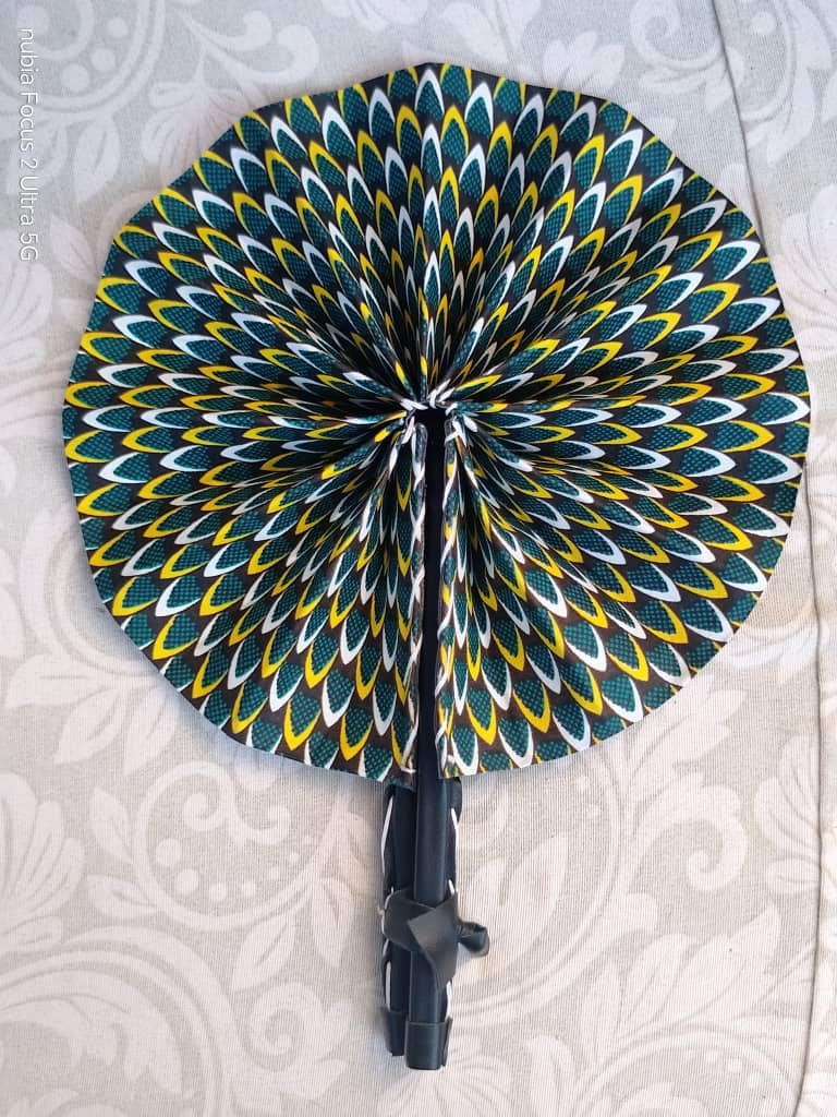 Abanico africano - Abanico estampado Ankara