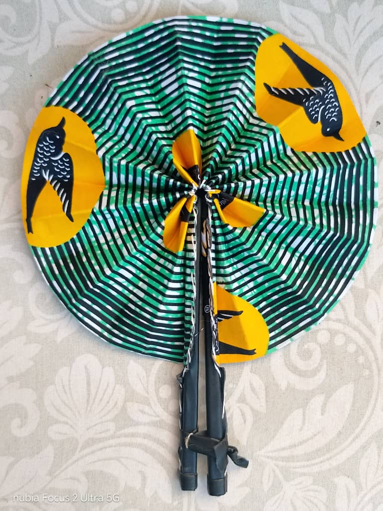 Abanico africano - Abanico estampado Ankara