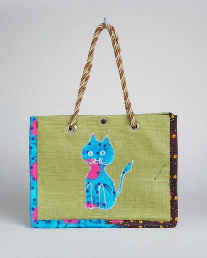 Bolso Kwaleon · Tote Bag Edición Felina (Amarillo) - KWALEON