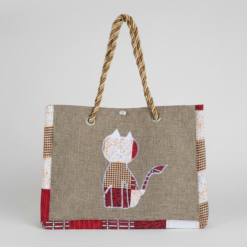Bolso Kwaleon · Tote Bag Edición Felina (Arena) - KWALEON
