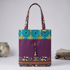 Bolso Tote Kwaleon - Wax Damero Terracota