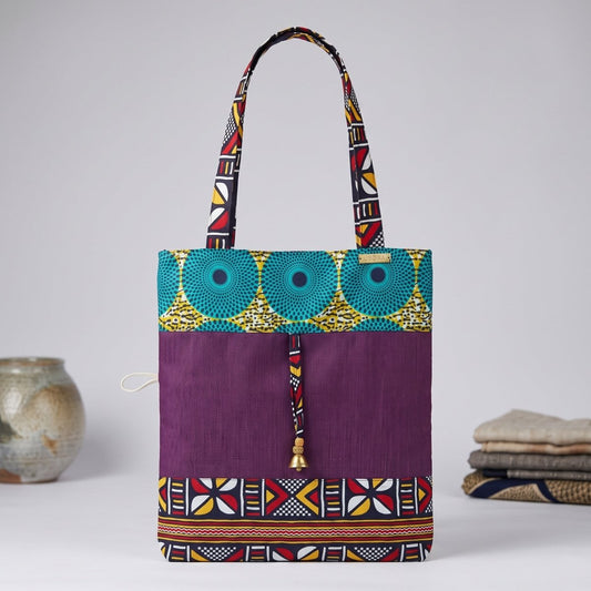 Bolso Tote Kwaleon - Wax Damero Terracota - KWALEON