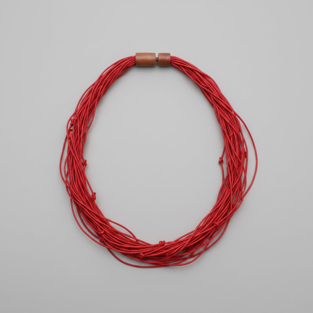 Collar de Caucho Kwaleon · Multicordón Rojo - KWALEON